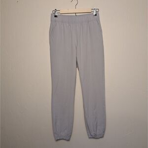 Huk Fishing Waypoint Jogger Pants Women’s Size S Gray Stretch Waist Drawstring